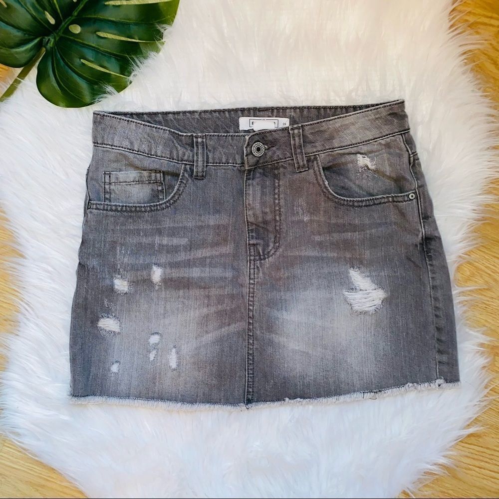 EIGHTYTWO | Denim Gray Skirt Size 5